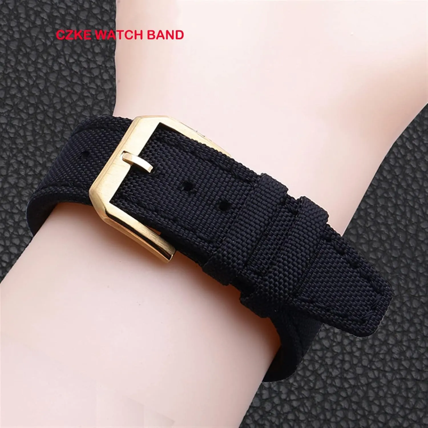 Leather Watch Bracelet Chain Watch Band For IWC PILOT WATCHES PORTUGIESER careless geologic Men Insurance Clasp Strap Watch Accessories Nylon 