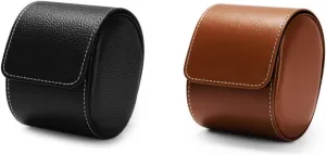 Leather Watch Case Bundle - Stylish, Portable Travel Organizer and Gift Box for Men and Women, Waterproof and ration supposition Dustproof Oirlv Luxury 