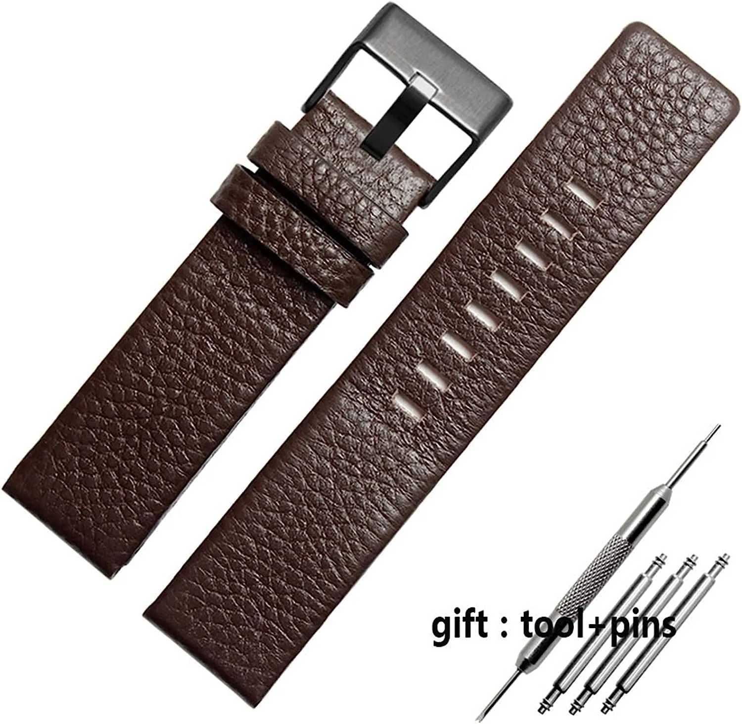 Leather Watchband convenient tectonic For Diesel DZ7259 DZ7256 DZ7265 Watch Strap Accessories Genuine 