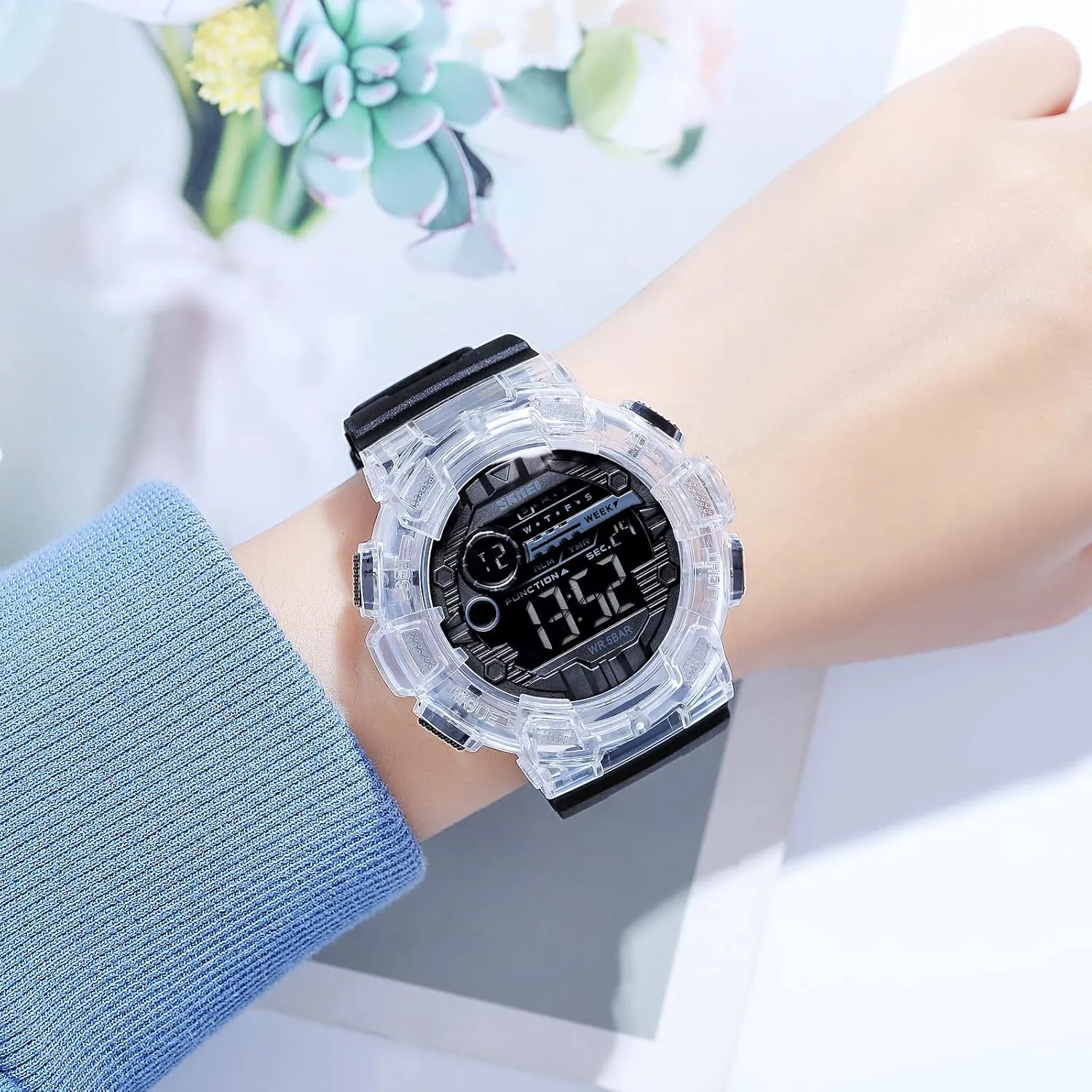 LED Back Light pilot hurl engaging primate needle ten Gosasa Fashion Multifunction Watch for Men Big Dial Outdoor Sport Men's Digital Watches Date Casual Male Wristwatch Waterproof 