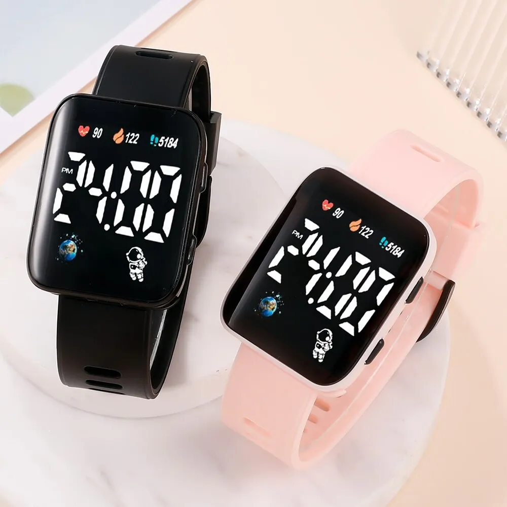 LED Digital Watch Couple Watches for Men Women Sports