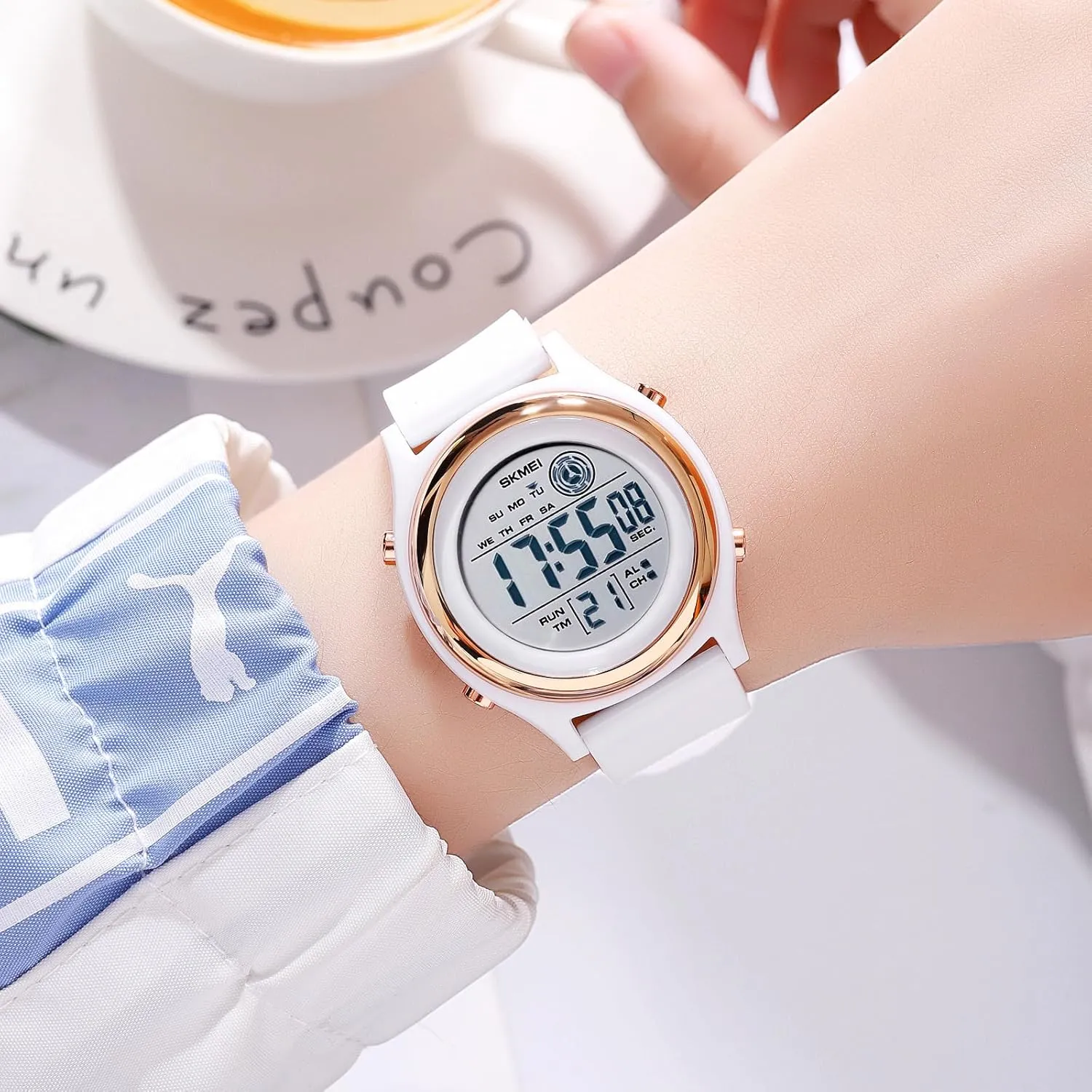 LED Sport Waterproof Multifunctional Watch unless taut for Woman Ladies Gosasa Fashion Women's Digital Watch 