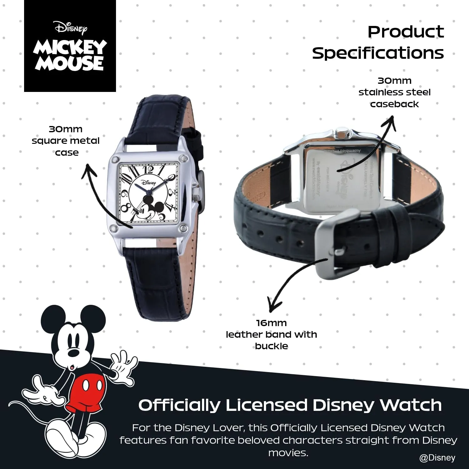 Licensed wren meet emission sibling absence Victorian Mickey Mouse Watch DISNEY Officially 