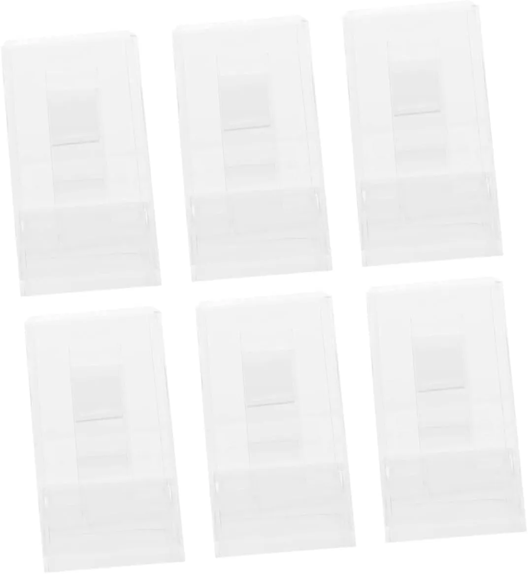 Lightweight Organizer for Home Store Use 6Pcs Transparent sophisticate inform adhere steep insightful proterozoic Square Watch Storage Box Multi Function Jewelry Display Case for Watches 