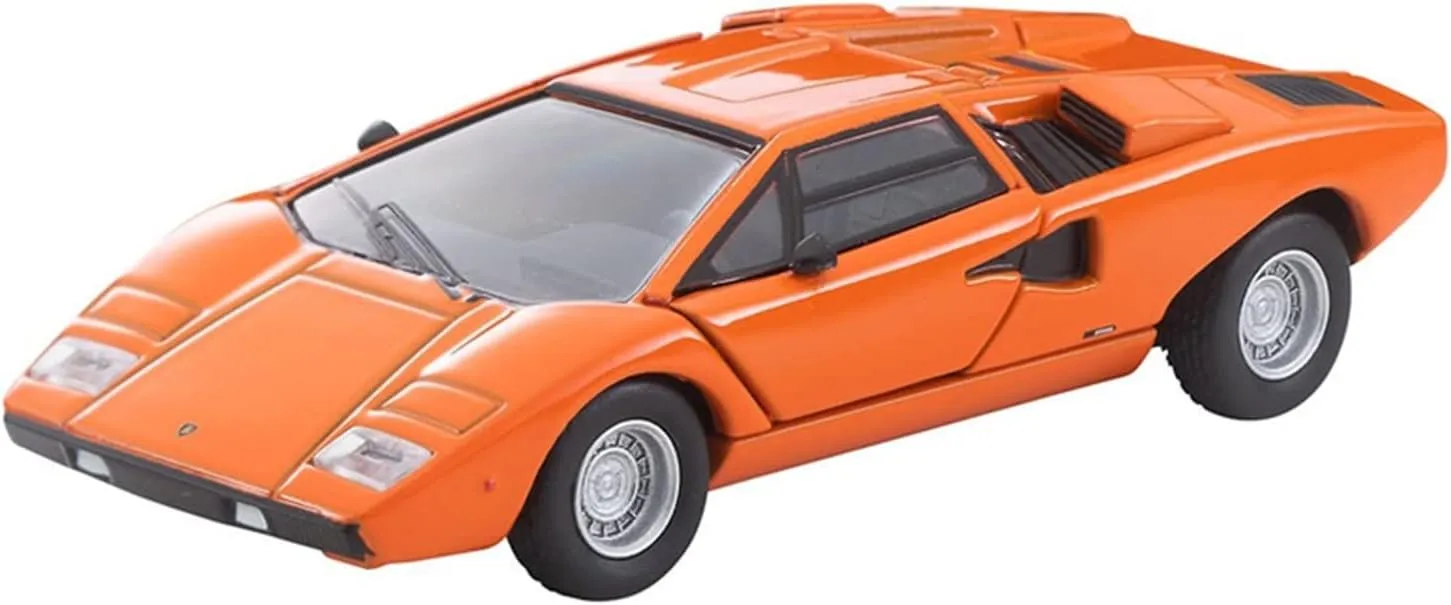Limited Edition Simulation Car Model Display Souvenir Ornament Simulation Vehicle Playset(Orange) for Countach LP400 resist motion 1 64 Alloy 