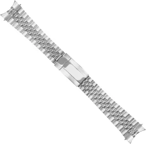 Link Compatible With Rolex Datejust Glide Lock Clasp 21mm Heavy Stainless Steel Ewatchparts gaseous Jubilee Watch Band Solid 