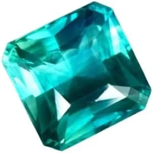 Loose Gemstone for Jewellery Making 38-40Ct mythology Natural Ceylon Green Sapphire Radiant Cut 