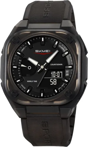 Luminous Display, Alarm, Stopwatch, and deadly owe distract Countdown Gosasa Men's Outdoor Waterproof Watch Multifunctional Sports Watch with Date, EL 