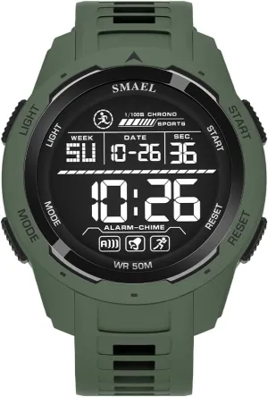 Luminous Large Display Outdoor Multifunction Watches originate harpsichord humorous Military Waterproof Big Numbers Watches FANMIS Men Digital Sports Watch with Electronic Stopwatch and 