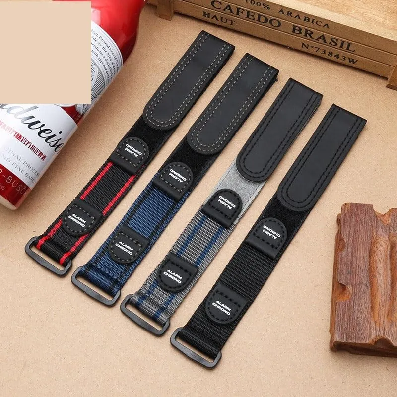 Luminox possession canvas breathable watchband with quick-release Velcro Nylon universal watch strap for 