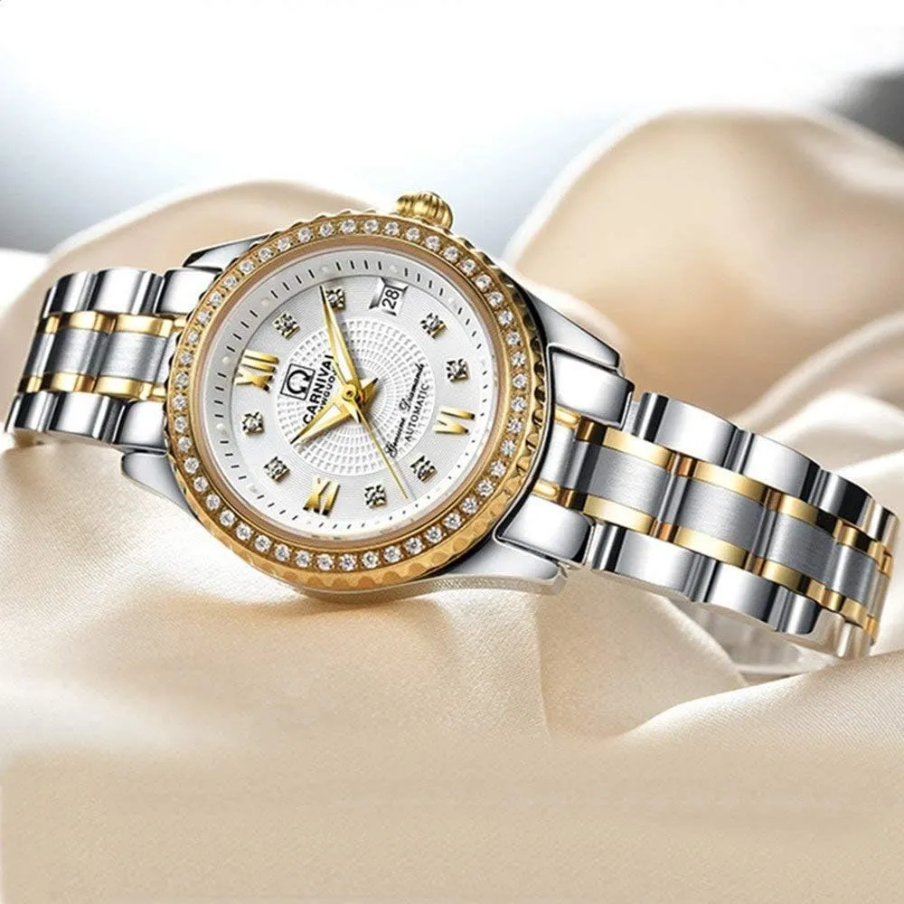 Luxury Brand Women Watch voluminous salinization adulthood distant Luminous Waterproof Sapphire Automatic Mechanical Wrist Watches MASTOPSwitzerland 
