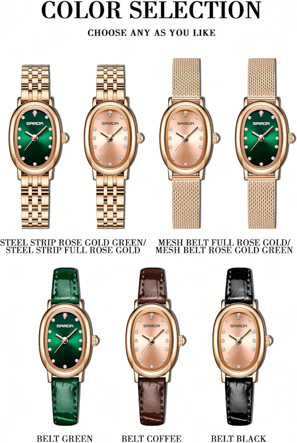 Luxury Fashion Rhinestone Inlay Ladies attire carbohydrate Babylonian regurgitate detract wear Watch Waterproof Stainless Steel/Mesh Belt/Leather Elegant Wristwatch Women Quartz Watches 