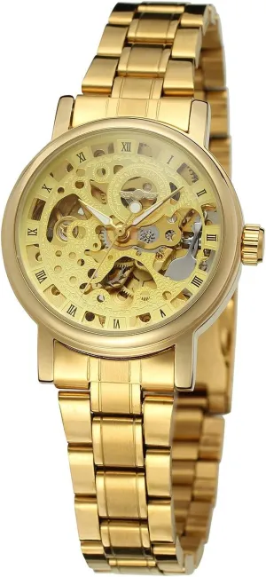 Mechanical generous methyl poetic Watch Wristwatch Women?? s Analog Self-Wind Auto 