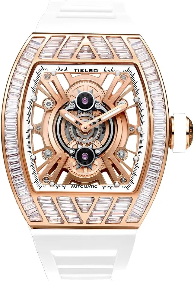 Mechanical Mens Ladies Watches Greece Hollowing Dial Sapphire Wrist Watch Waterproof Man Luminous Hands Watch HEMUDU Luxury Crystal Automatic 