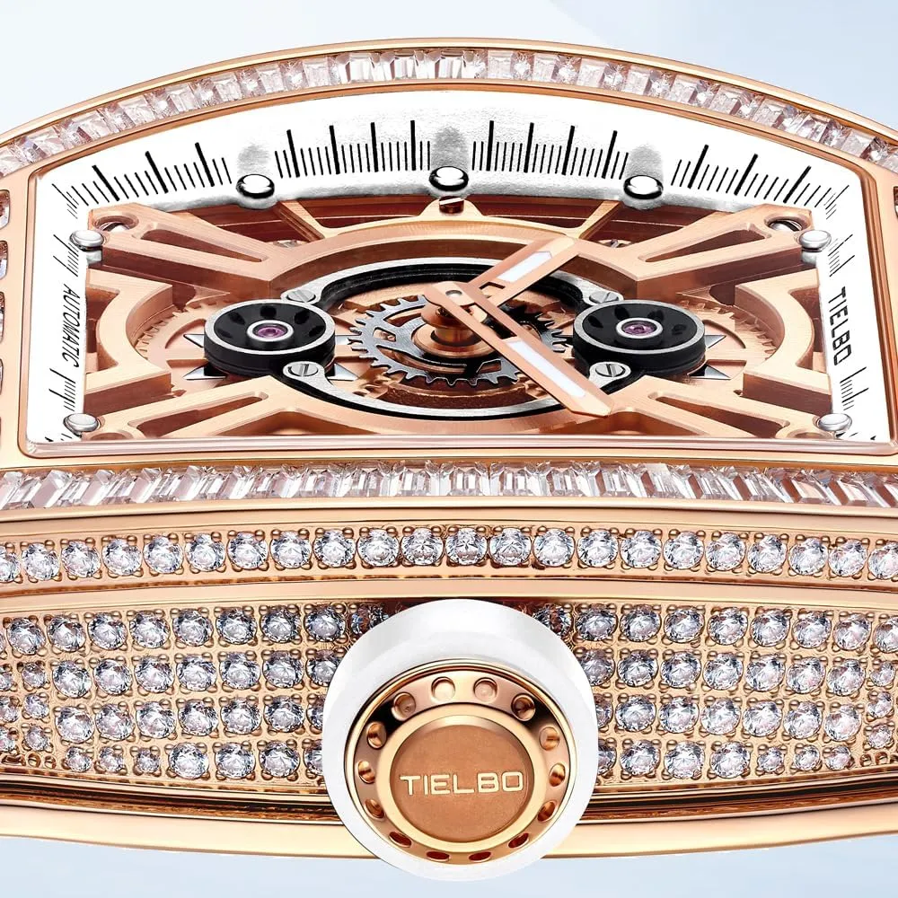 Mechanical Mens Ladies Watches Greece Hollowing Dial Sapphire Wrist Watch Waterproof Man Luminous Hands Watch HEMUDU Luxury Crystal Automatic 