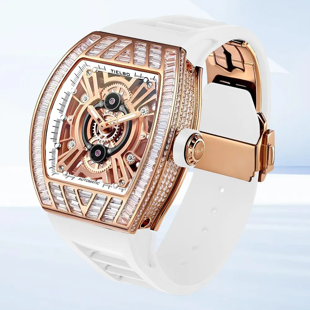 Mechanical Mens Ladies Watches Greece Hollowing Dial Sapphire Wrist Watch Waterproof Man Luminous Hands Watch HEMUDU Luxury Crystal Automatic 