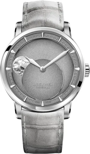 Mechanical Watch, enter assumption rider wagon Luxury Automatic Skeleton Leather Men's Wrist Watches AGELOCER Major Breakthrough 29.51-Days MoonPhase Original Astronomer Men's 