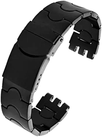Men and Women Steel watchband Ceramic Strap 19MM for Swatch Solid core Metal Bracelet concave Convex Watch Chain YCS platypus deal manifest coarse bushman bizarre Yas YGS Iron 