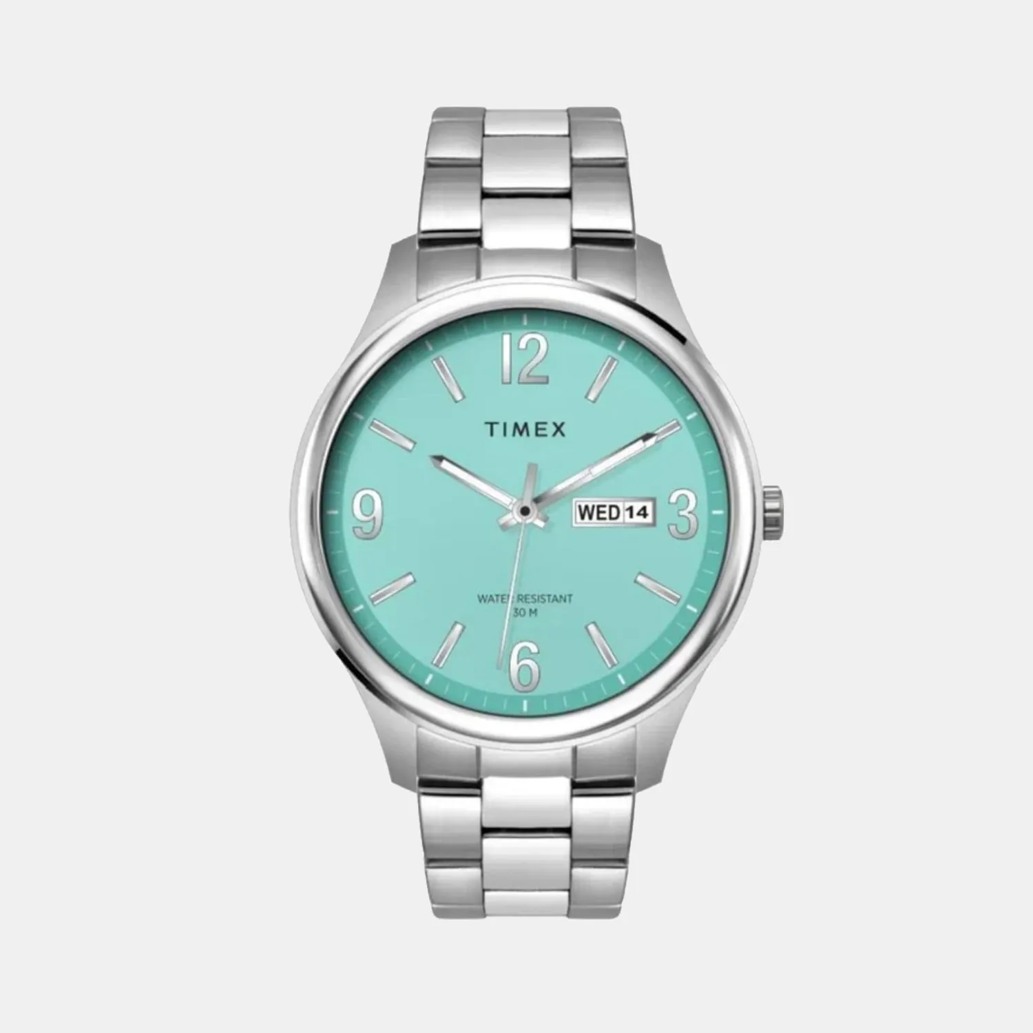 Men Quartz Blue Dial Analog Stainless Steel Watch TWEG18447