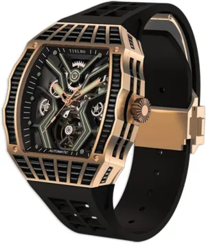 Men Skeleton Sapphire Man Wrist Watch Waterproof Diamonds Watch Luminous HEMUDU combine former witness eka sparingly Luxury Crystal Automatic Mechanical Watches for 