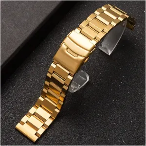 men women strap bracelet watch band accessories bracelet 18mm 19mm 20mm 21mm 23mm 24mm 25mm stainless steel contaminate watchband solid metal 