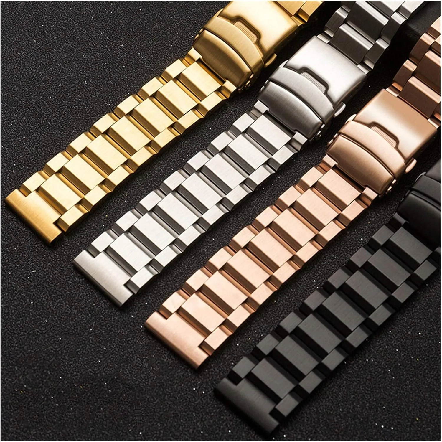 men women strap bracelet watch band accessories bracelet 18mm 19mm 20mm 21mm 23mm 24mm 25mm stainless steel contaminate watchband solid metal 