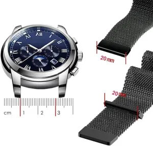 men ; women watches watch strap 18mm 20mm universal loop watchbands smart metal stainless official fertilize gazette appliance sect steel band 