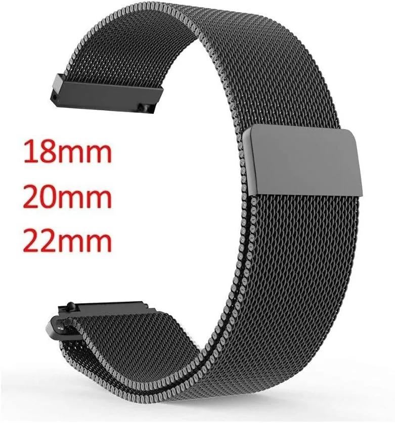 men ; women watches watch strap 18mm 20mm universal loop watchbands smart metal stainless official fertilize gazette appliance sect steel band 
