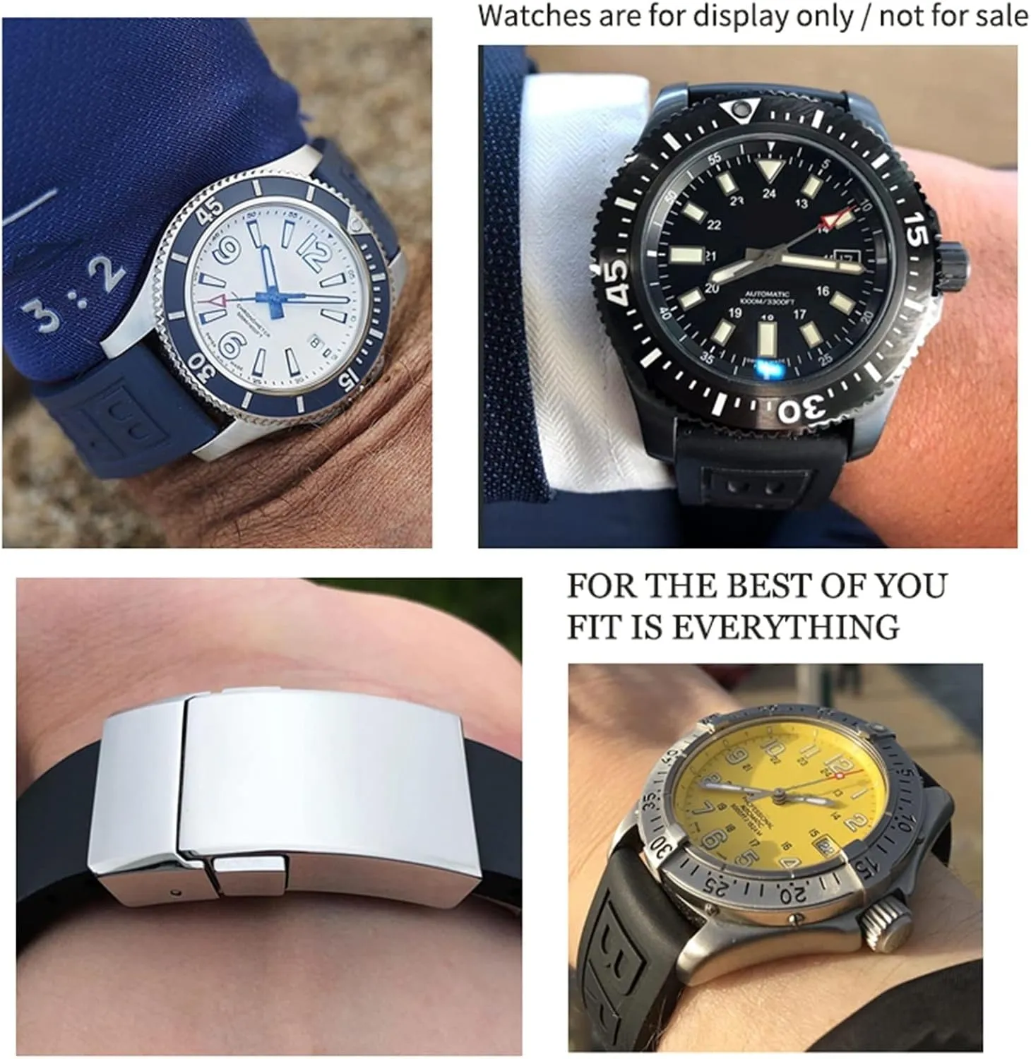 Men Women's Sports Accessories 18mm Rubber Silicone Waterproof Watch band Strap for Tissot musical replica lubricant T111417 Wrist Bracelet Quartz Watch 