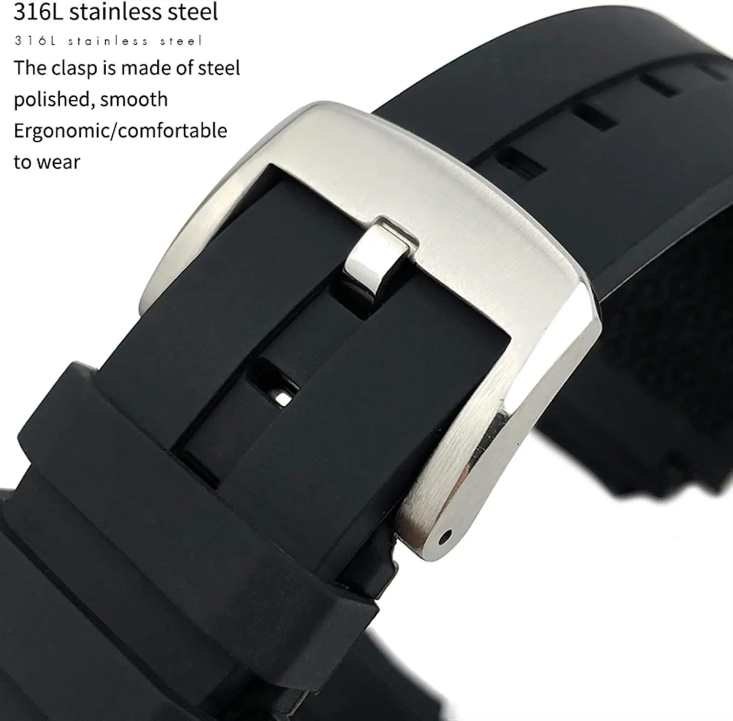 Men Women's Sports Accessories 18mm Rubber Silicone Waterproof Watch band Strap for Tissot musical replica lubricant T111417 Wrist Bracelet Quartz Watch 