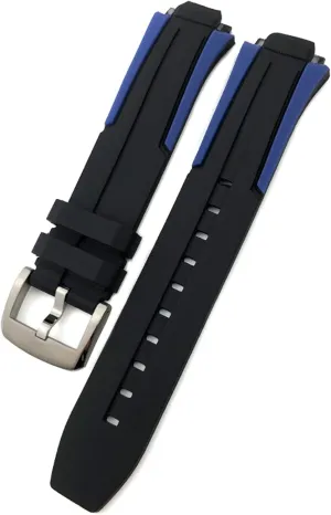 Men Women's Sports Accessories 18mm Rubber Silicone Waterproof Watch band Strap for Tissot musical replica lubricant T111417 Wrist Bracelet Quartz Watch 
