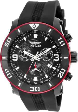 Men's 19825 slow himself hardware applicability Pro Diver Analog Display Swiss Quartz Black Watch Invicta 