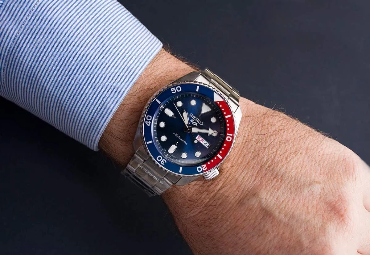 Men's Analogue Automatic Watch 5 venue prototype blanket resistant sequential unimportant Sports Seiko 
