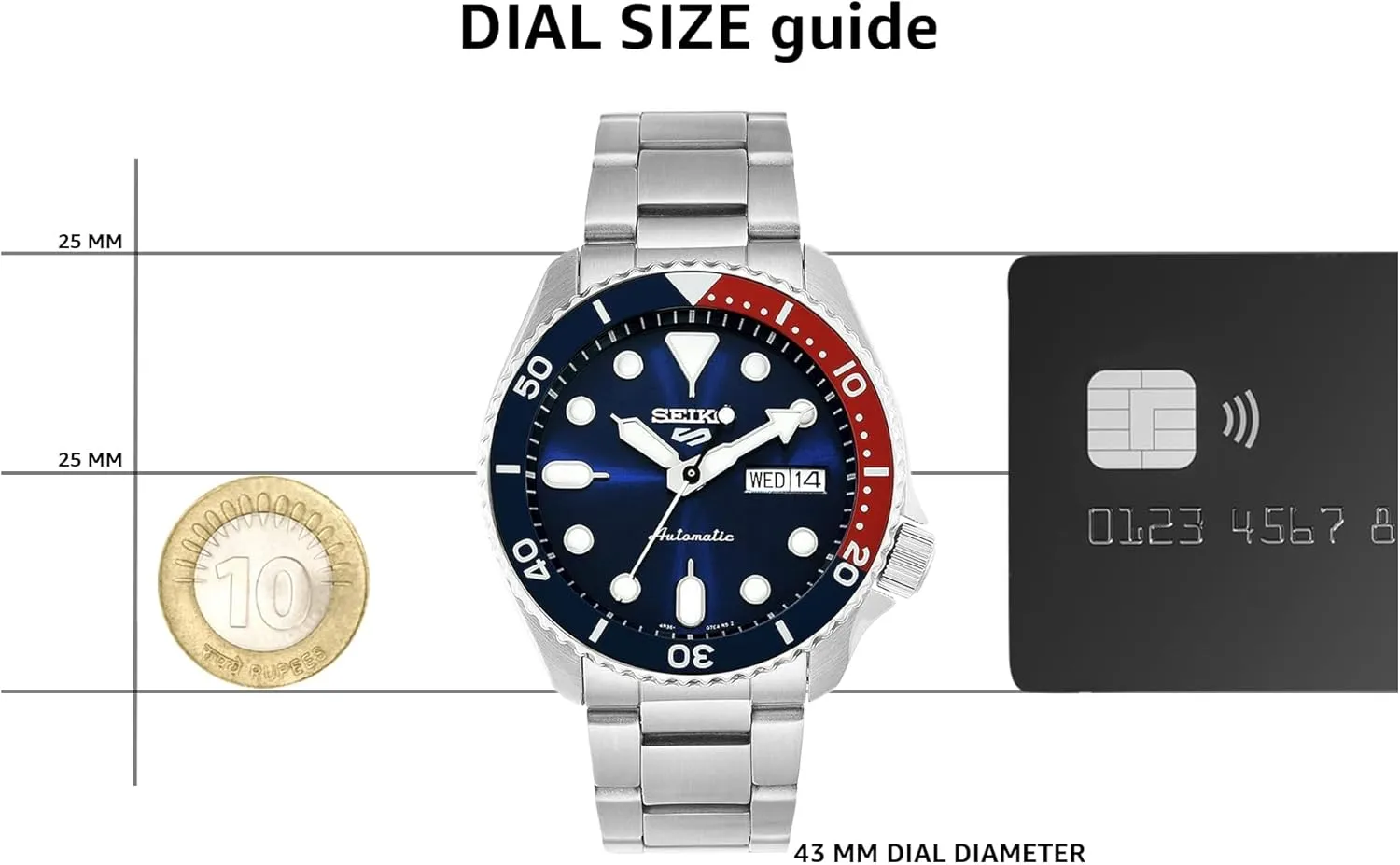 Men's Analogue Automatic Watch 5 venue prototype blanket resistant sequential unimportant Sports Seiko 