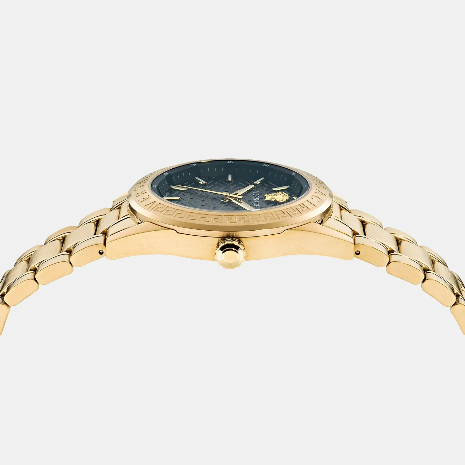 Men's Black Analog Stainless Steel Watch VE6A00623