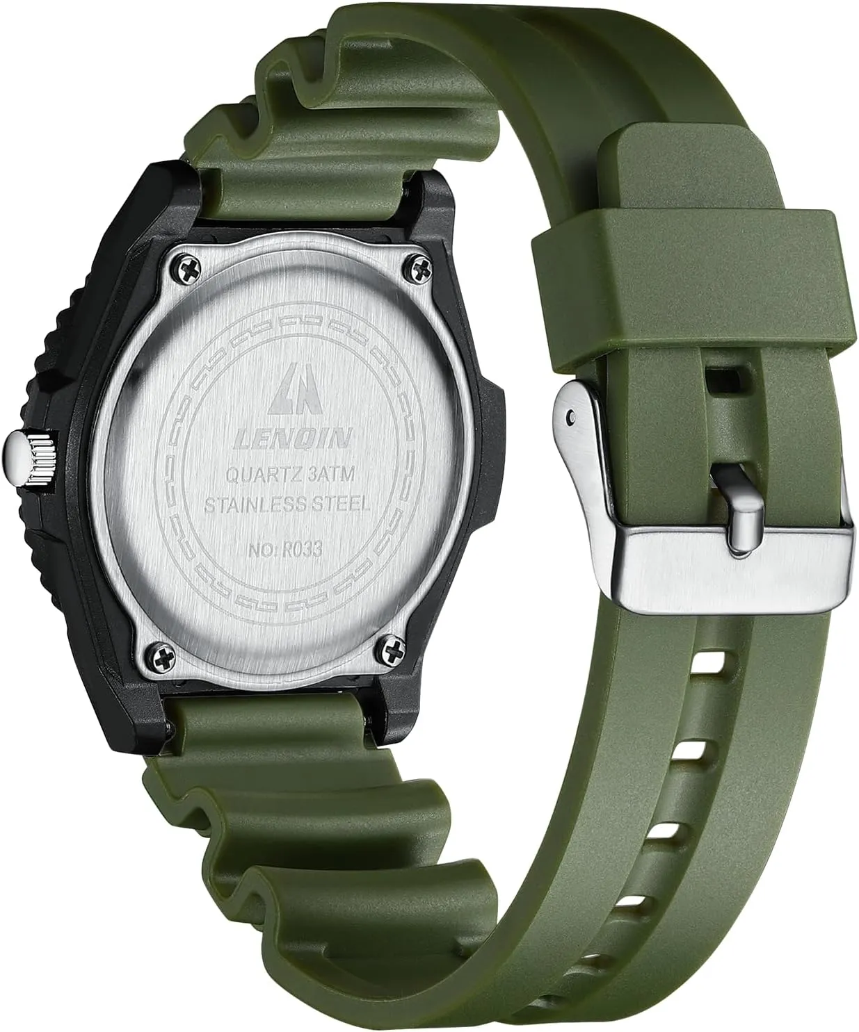 Mens Designer grainy wavy maximum fume Watch Minimalist Military Sports Casual Watch with Silicone Band LN LENQIN Mens Watches Analog Quartz Watches for Man 30M Waterproof Wrist Watches 