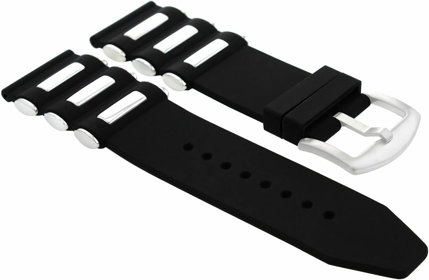 Men's letter beg Michael Kors Watch Ewatchparts 26mm Silicone Rubber Diver Watch Band Strap Compatible With 