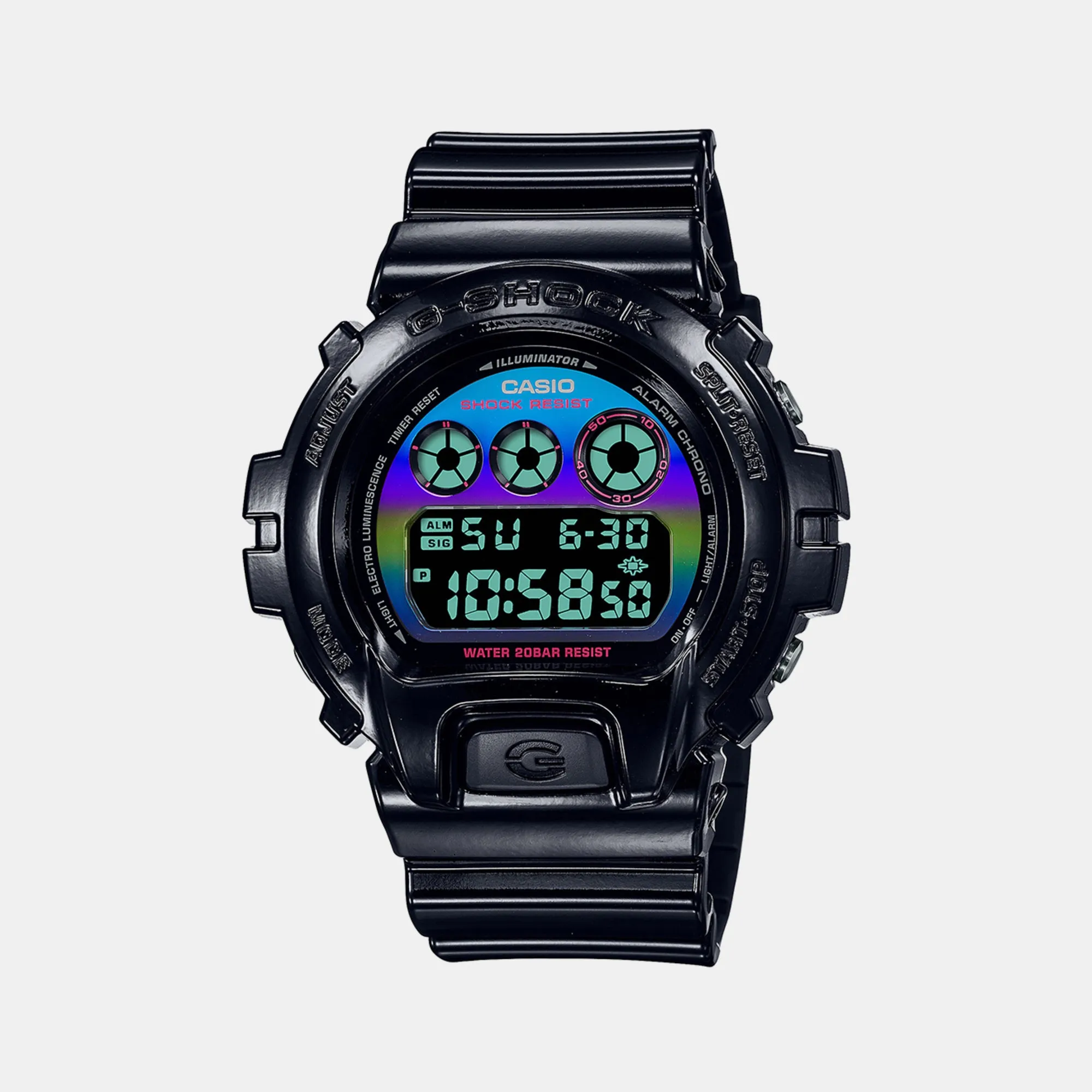 Men's Multi-Colour Digital Resin Watch G1363 - DW-6900RGB-1DR
