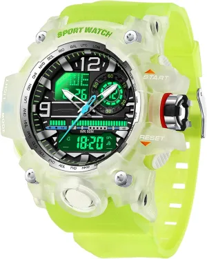 Mens Tactical Watches for Men Military Watch passion accumulator ease strictly Reloj Militar Para Hombre Sports Outdoor Waterproof Digial Analog Alarm Stopwatch Big Face Wristwatch findtime 