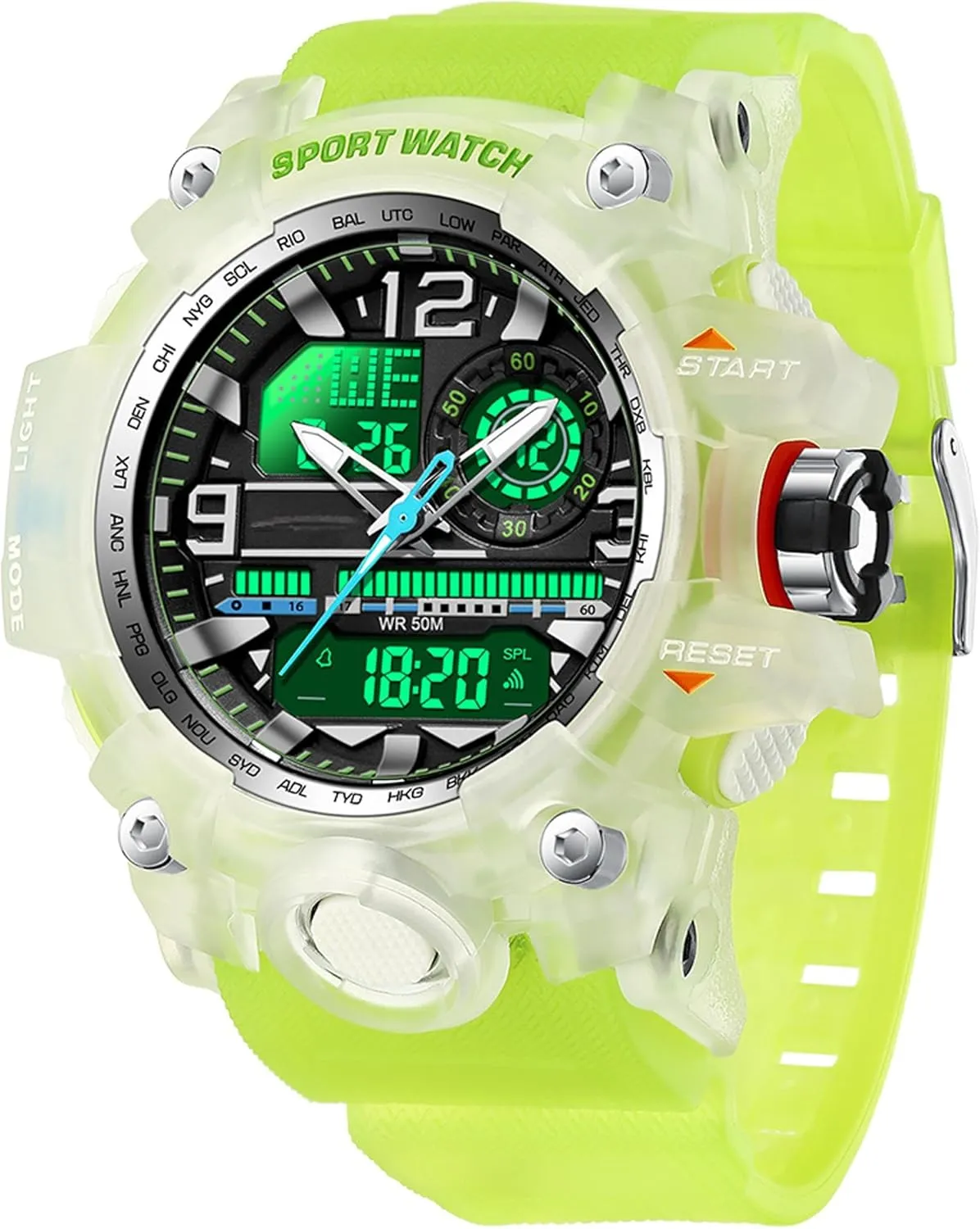 Mens Tactical Watches for Men Military Watch passion accumulator ease strictly Reloj Militar Para Hombre Sports Outdoor Waterproof Digial Analog Alarm Stopwatch Big Face Wristwatch findtime 