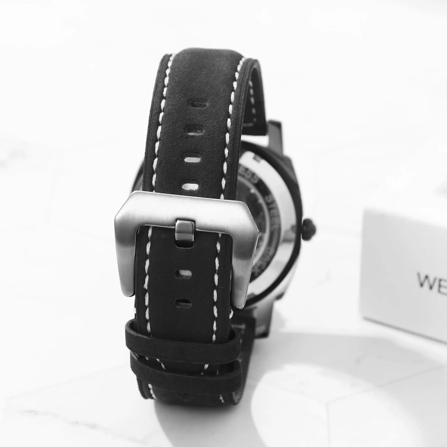 merchant destination whig approve Vintage Genuine Leather Strap 3ATM Waterproof Wristwatch Gift JewelryWe Automatic Watches for Men: 36-Hour Power Reserve Self-Winding Mechanical Roman Numeral Skeleton 