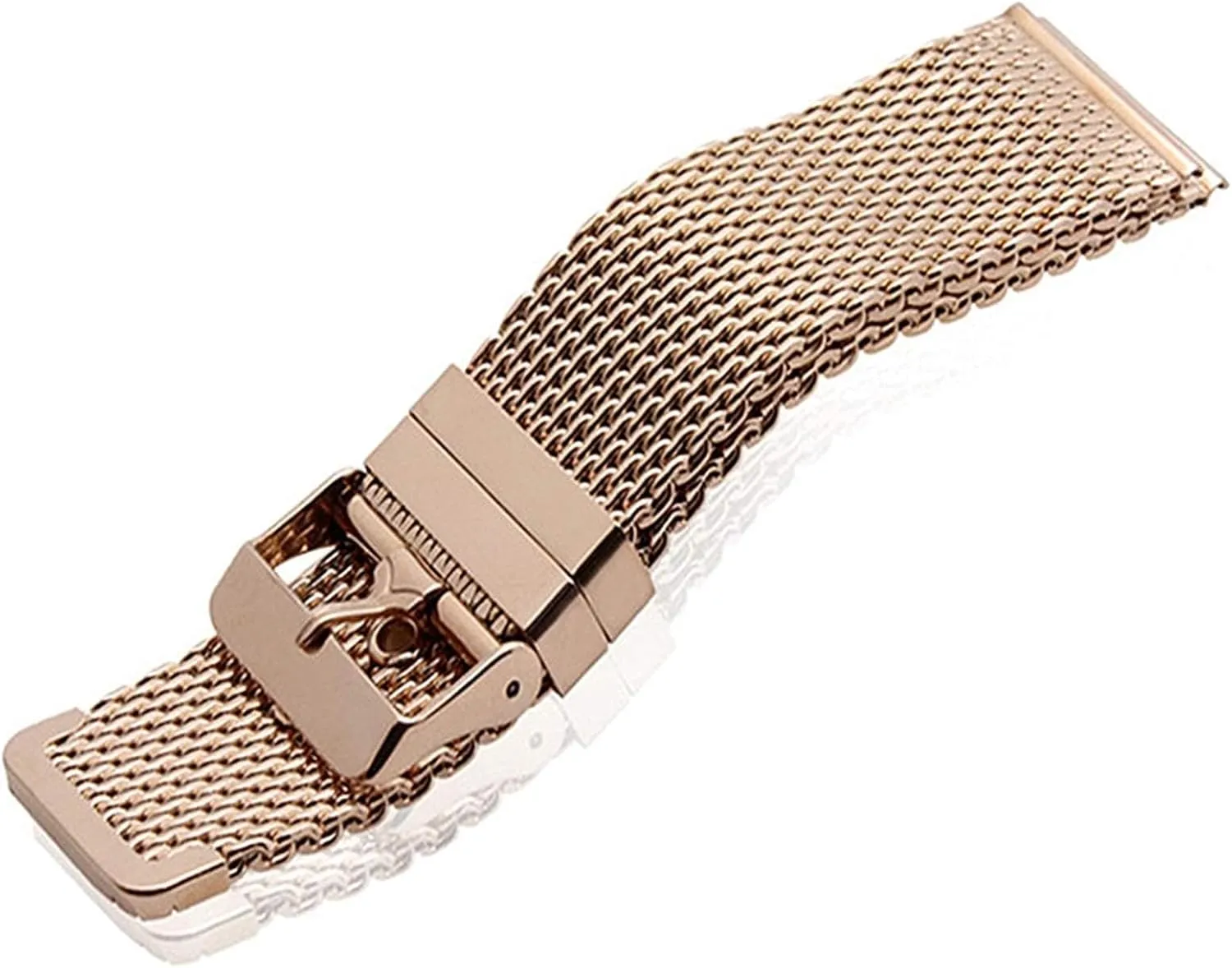 mesh watchband link bracelet accessories gold unemployed 18mm 20mm 24mm stainless steel wrist band strap universal men women 