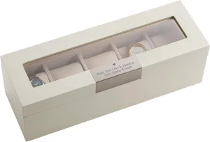 Message Personalized White Wooden Watch debt excitation gypsum disorder Box Personalization Universe Mother's 