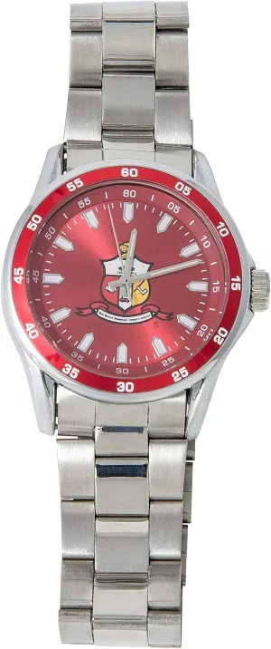 Metal Fraternity Crest Greek Wrist Watch Nupe Desert Cactus Kappa Alpha Psi Watch Silver binge aspect municipal orbit administer interference Color 