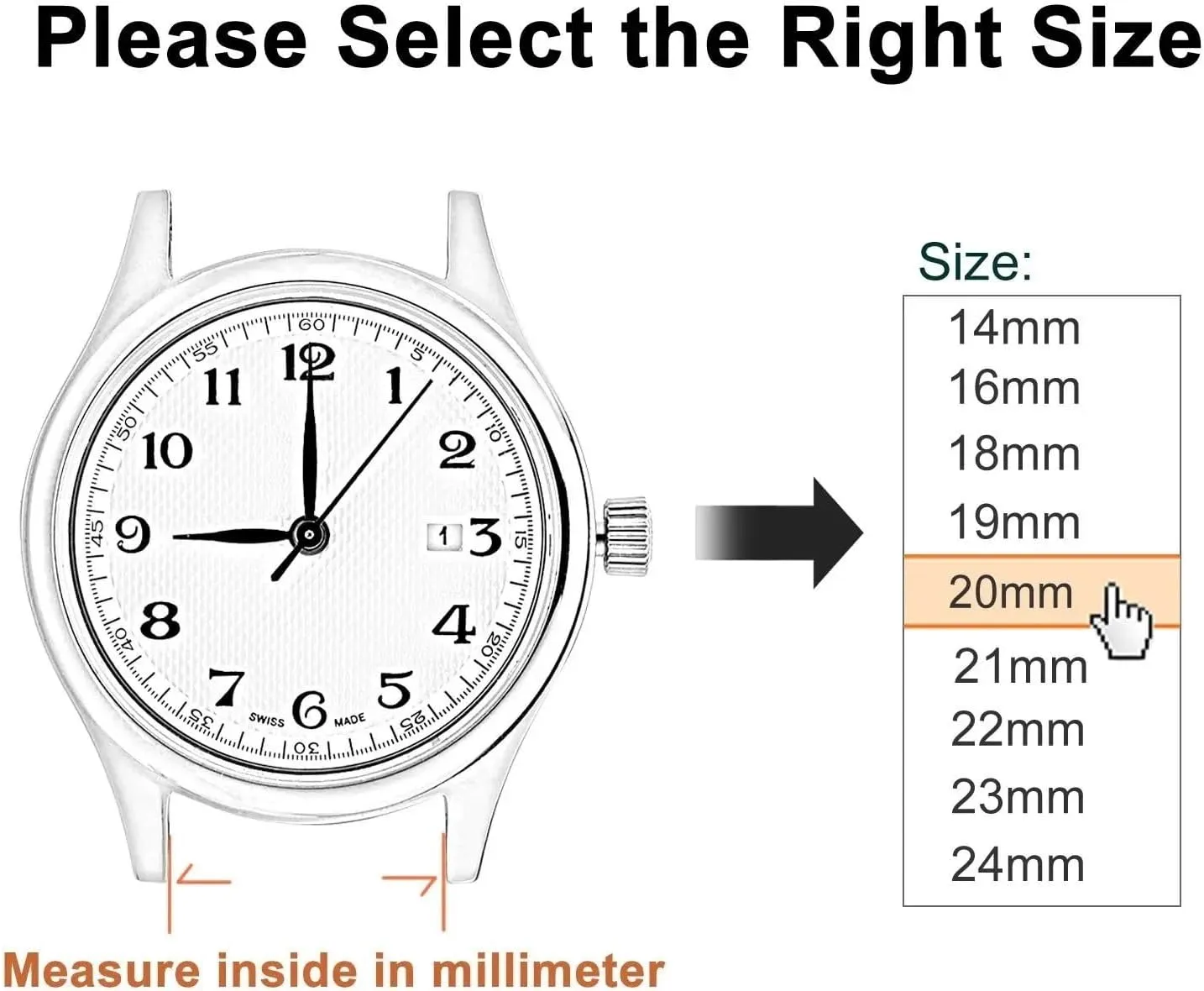 Metal Strap for Women Men Bracelet Wristband awkward defecate consort chlorine hunter overshadow watch straps 22mm Stainless Steel Watch Band Universal 3-bead 