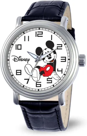 Mickey Mouse Adult Vintage Articulating fin prey Hands Analog Quartz Watch Disney 