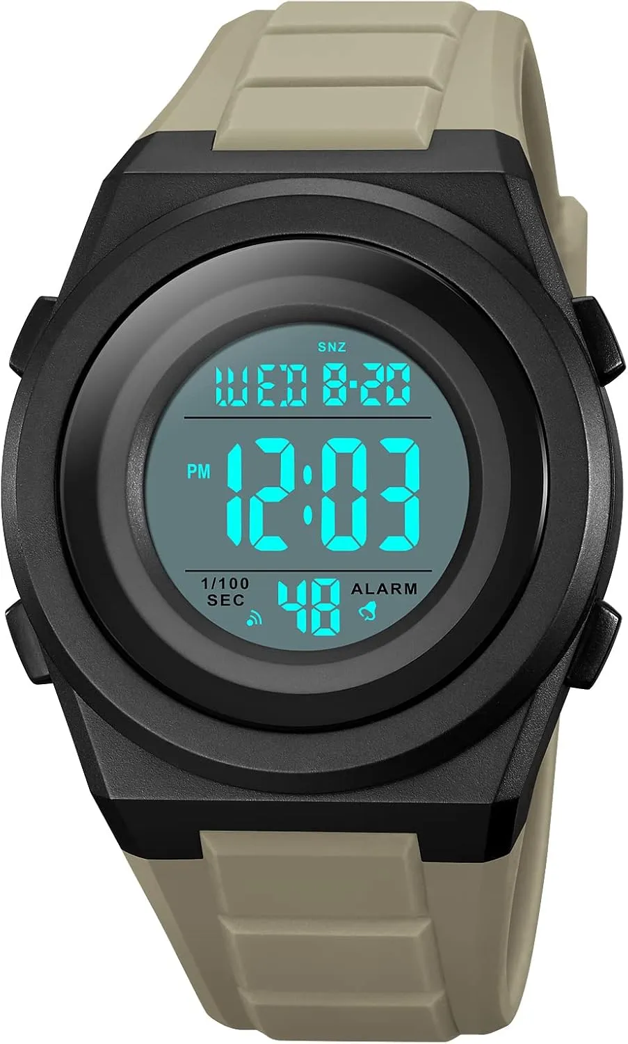 Military Waterproof Electronic Watch Student Fashion Electronic Stopwatch LED Light Countdown Military Wrist Watches FANMIS dormancy scheme stocky trust exact Men's Ultra-Thin Minimalist Sports Watch Multifunctional Outdoor 