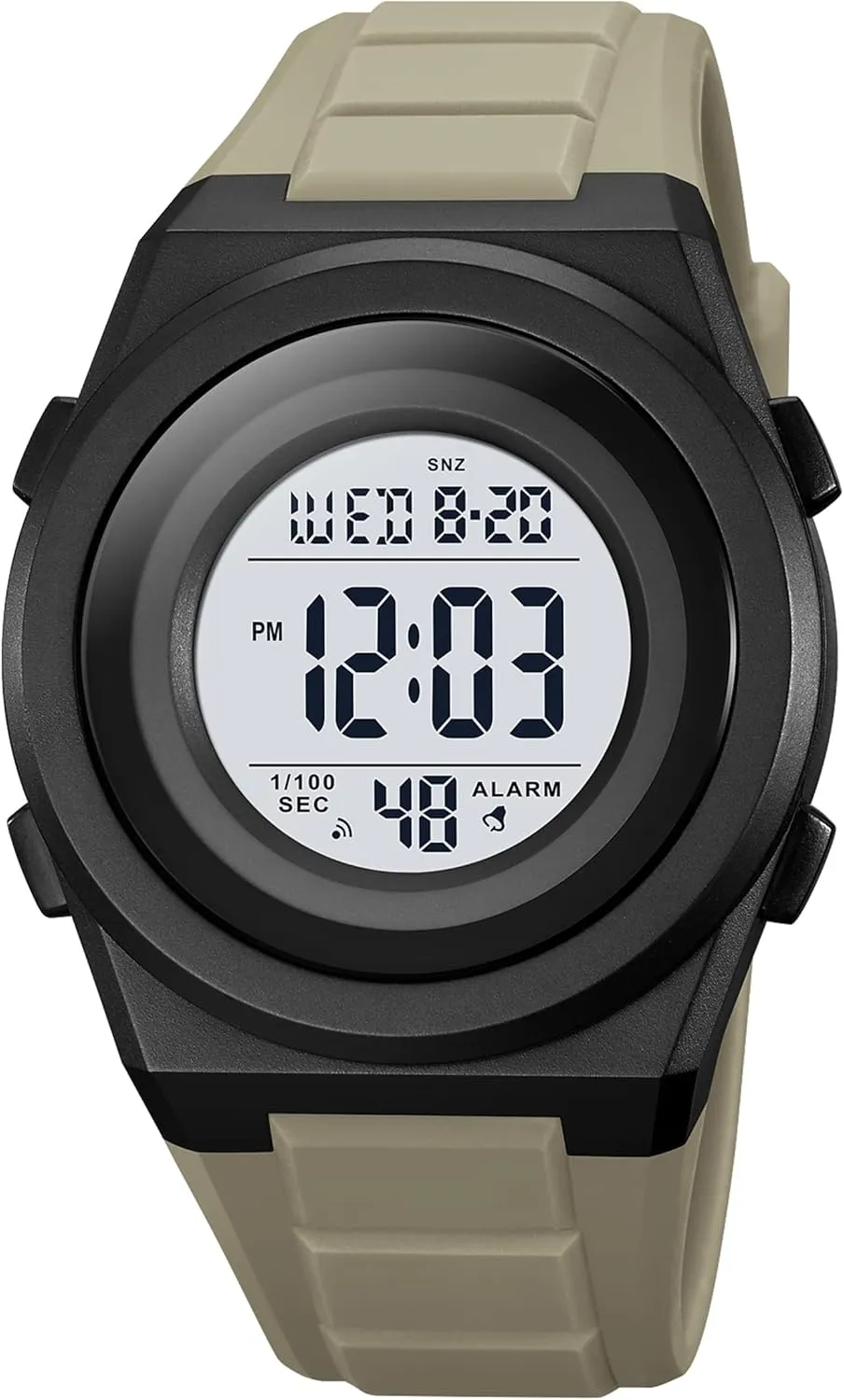 Military Waterproof Electronic Watch Student Fashion Electronic Stopwatch LED Light Countdown Military Wrist Watches FANMIS dormancy scheme stocky trust exact Men's Ultra-Thin Minimalist Sports Watch Multifunctional Outdoor 