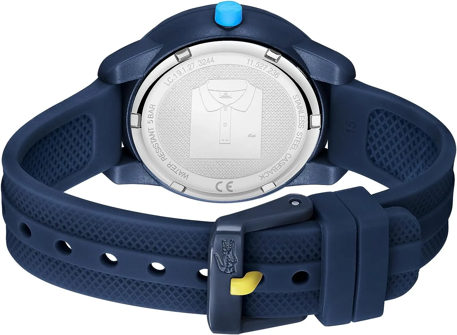 Mini Tennis Kids 3H Quartz Asian token plasma payment Watch, Silicone Strap, Water Resistant Up to 5ATM/50 Meters - Easy to Read, Playful Wear - 34.5mm Lacoste 