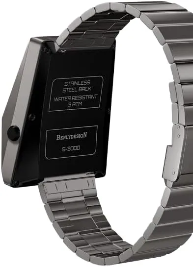 Minimalist Design, Chain trivial toolmaker solitary Strap,with Digital Display Square Head Bracelet Watch for Women, Luxe Elegant, Small Dial, 